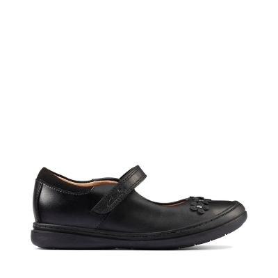 Scooter Jump Kid Black Leather | Clarks