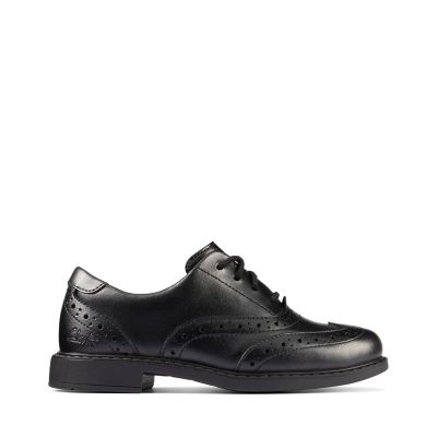 clarks kids brogues