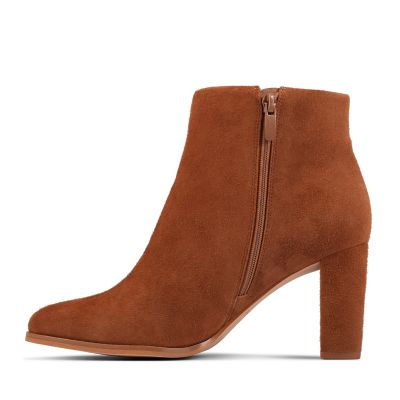 clarks kaylin fern leather booties