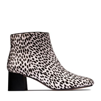 clarks leopard print boots