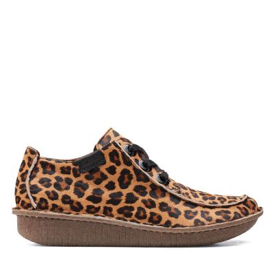 clarks funny dream leopard print