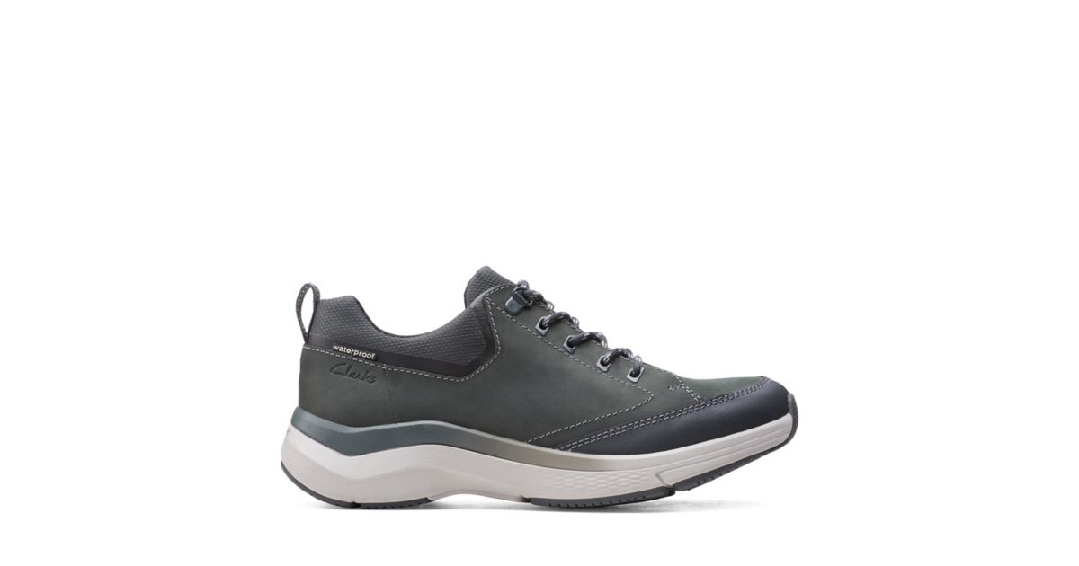 Wave2.0 Vibe Dark Grey Nubuck-Mens Sneakers-Clarks® Shoes Official Site ...