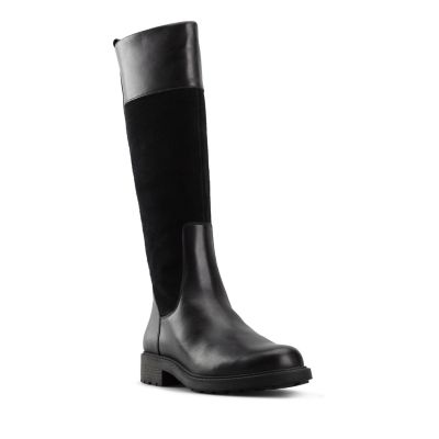 clarks mainline orinocco eave black womens boots