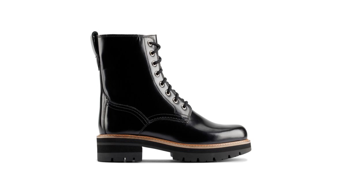 Orianna Hi Black Leather - Clarks® Shoes Official Site | Clarks