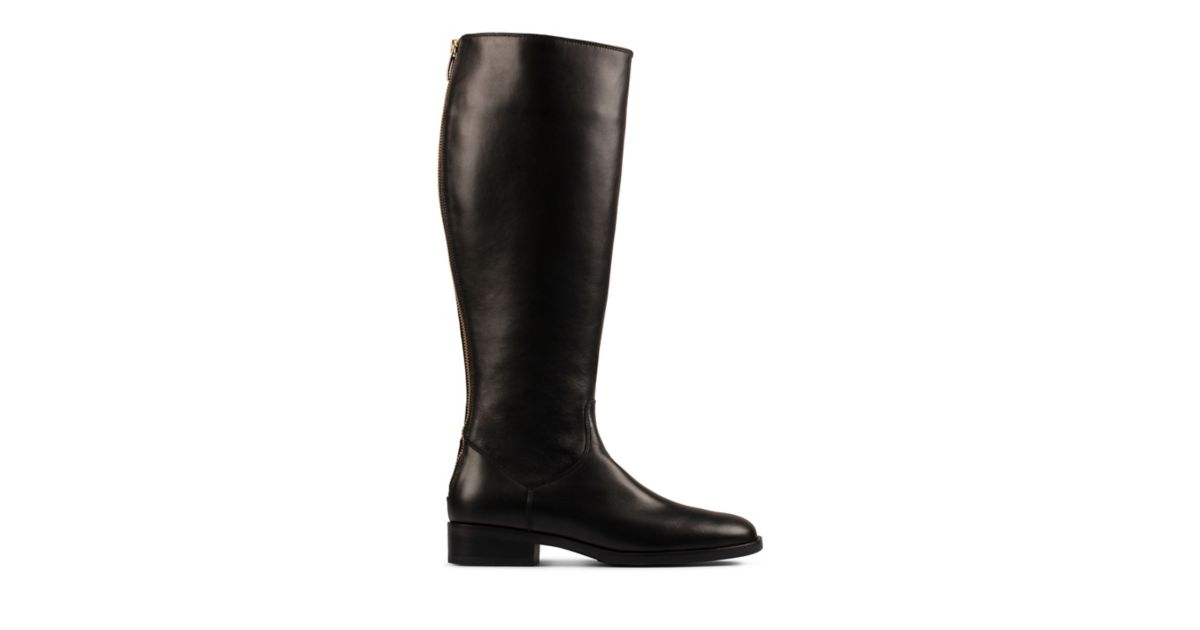 clarks pure caddy black leather