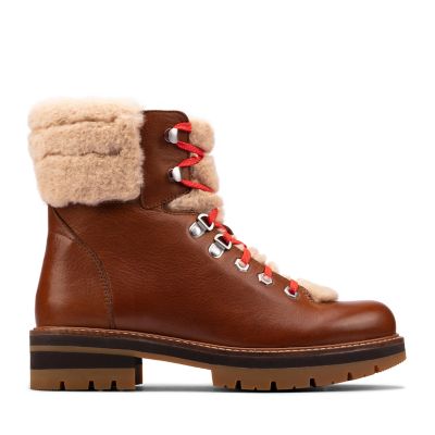 clarks slip on boots