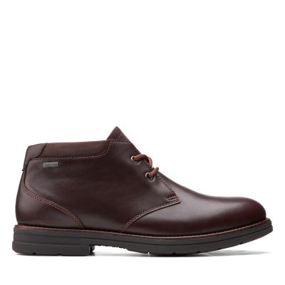 clarks leather lace up ankle boots