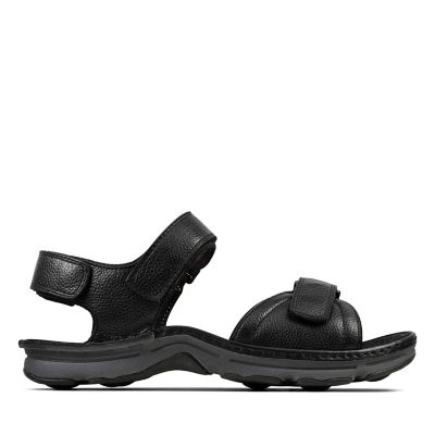 clarks black sandals uk
