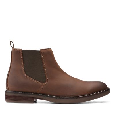 clarks leather boots