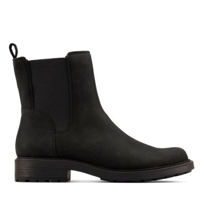 clarks black chelsea boots