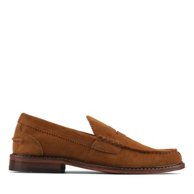 clarks tobacco suede