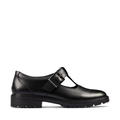 clarks saxen curtain t bar shoes