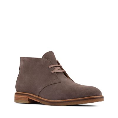 clarks taupe suede