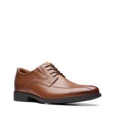 Clarks Mens Stonehill Pace  Brown Leather H Wider fit MR 