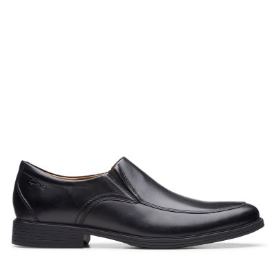 clarks swift step black leather