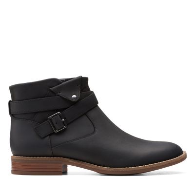 clarks buckle boots