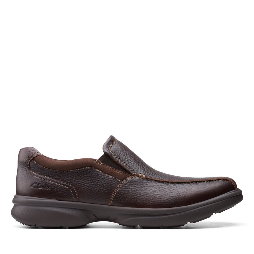 Bradley Step Brown Tumbled Slip-on ShoesClarks® Shoes Site | Clarks
