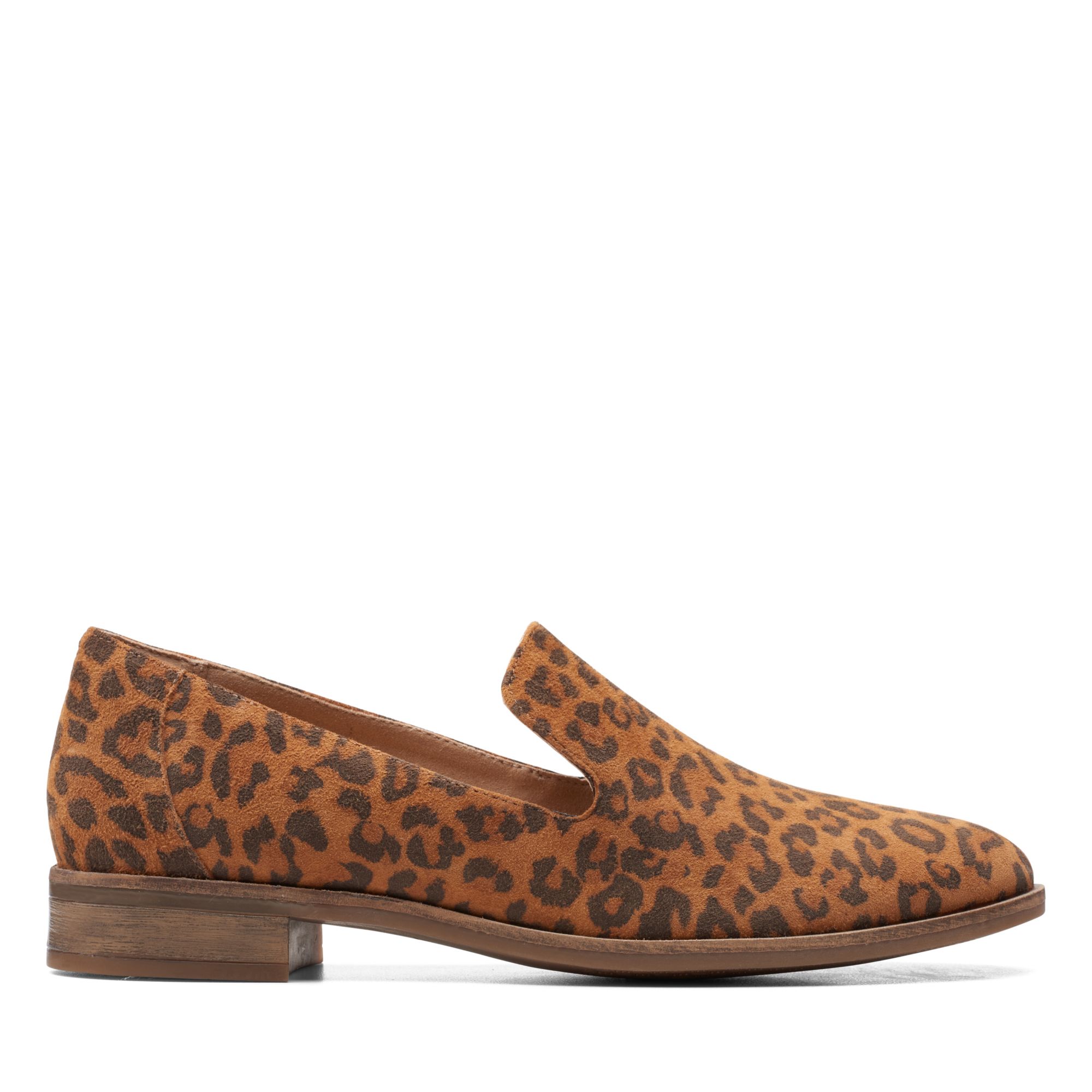 clarks leopard print flats