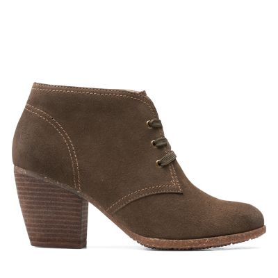 clarks lace up boots womens