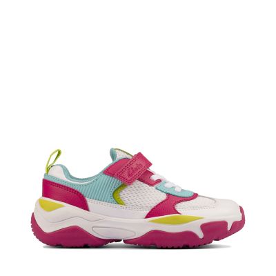 clarks kids trainers