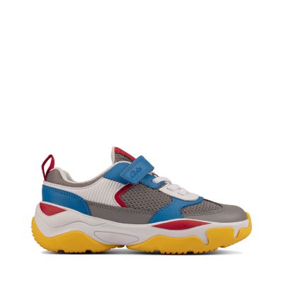 clarks boys trainers