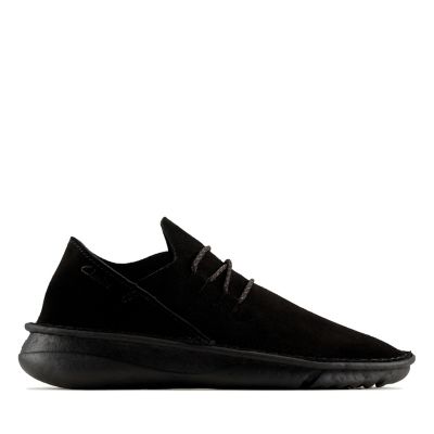 clarks black sneakers