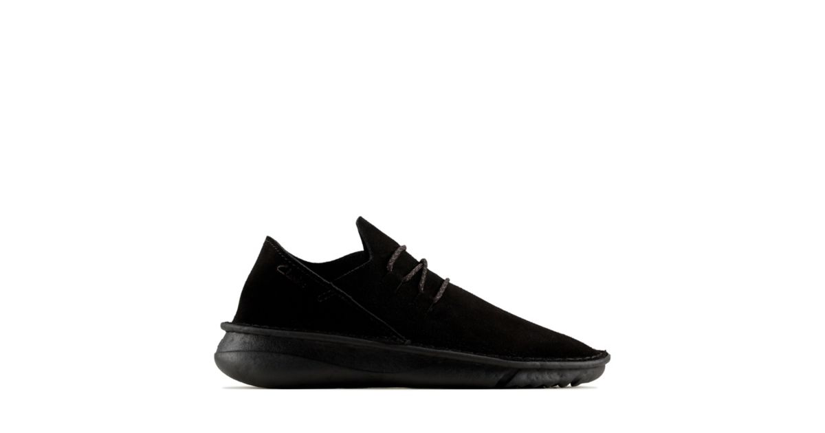 clarks black sneakers