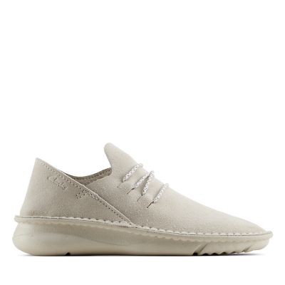 clarks leather trainers