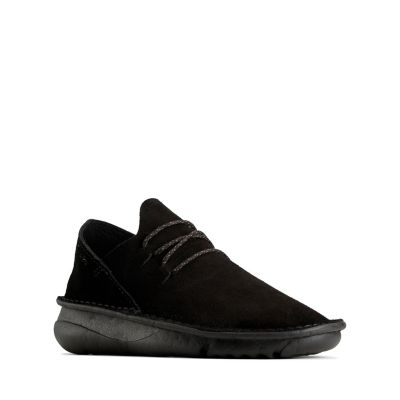 black suede clarks shoes