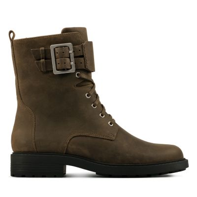 clarks brown ankle boots