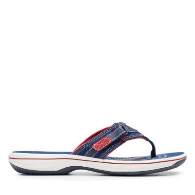 clarks navy blue sandals