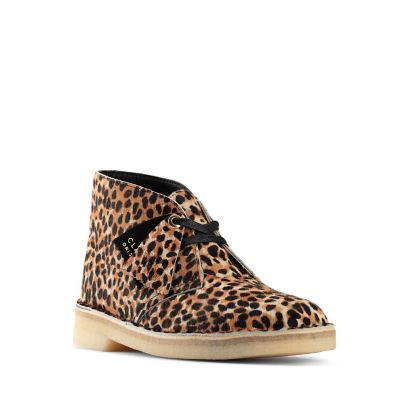 leopard desert boots