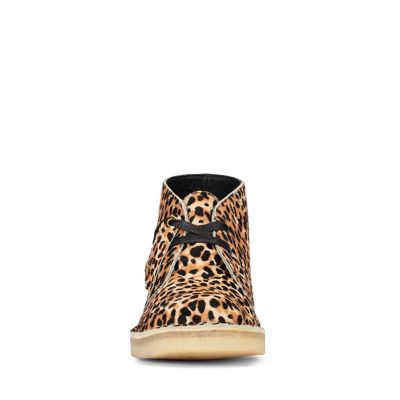 clarks shoes leopard print