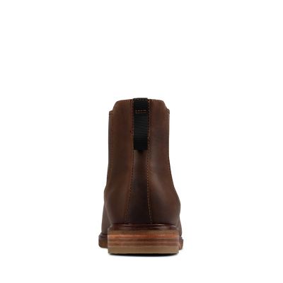 clarks leather chelsea boots