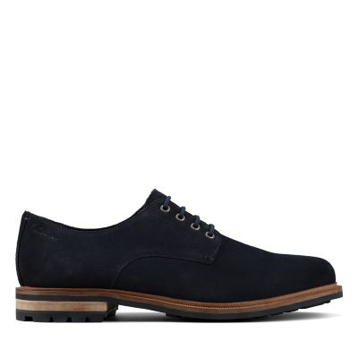 clarks navy suede shoes