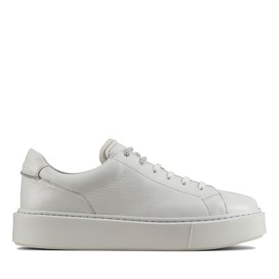 clarks white sneakers womens