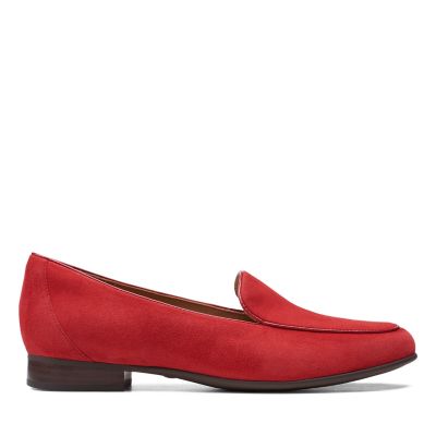 Un Blush Ease Red Suede - Clarks® Shoes 