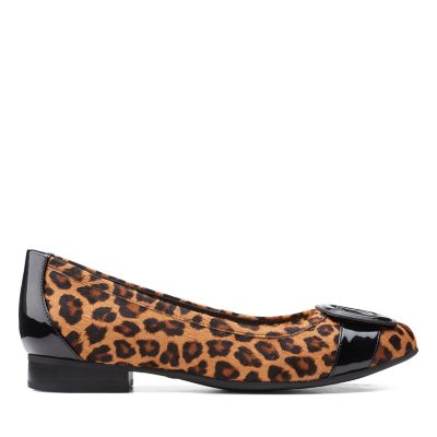 clarks shoes leopard print