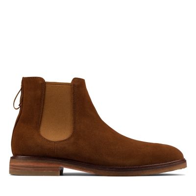 clarks fur lined boots mens