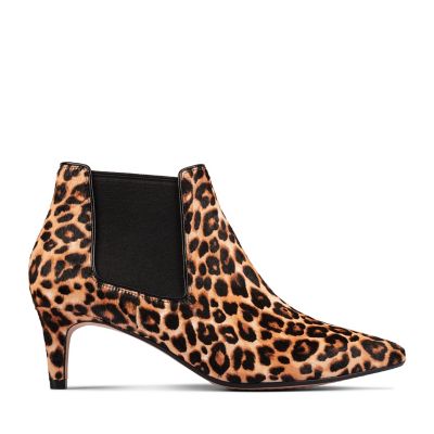 clarks animal print boots