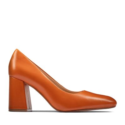 Laina85 Court Burnt Orange Leather 