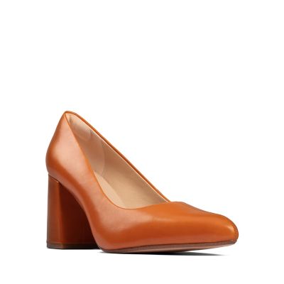 clarks shoes orange