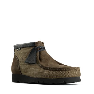 gore tex clarks wallabees