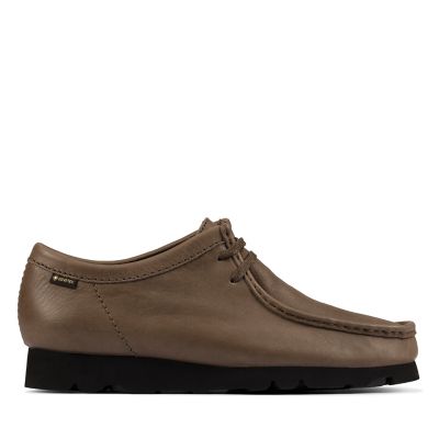 clarks wallabees leather
