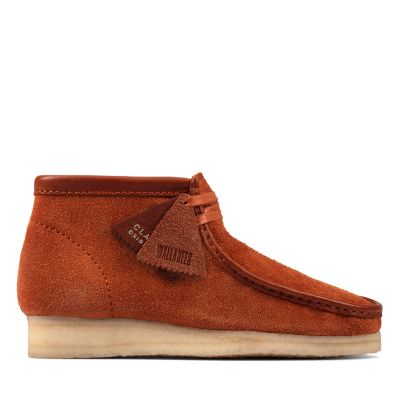 Wallabee Boot Tan Hairy Suede-Mens 