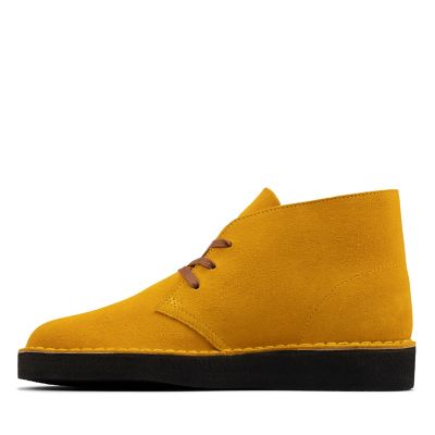 clarks mustard shoes