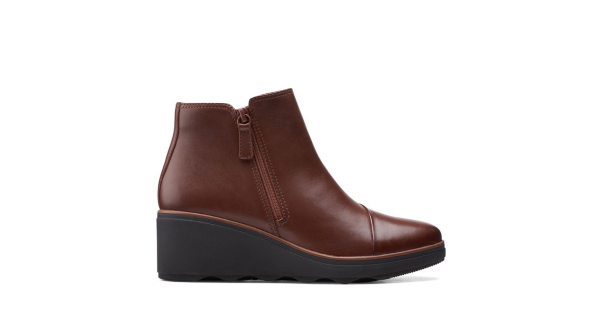 clarks mazy eastham black leather