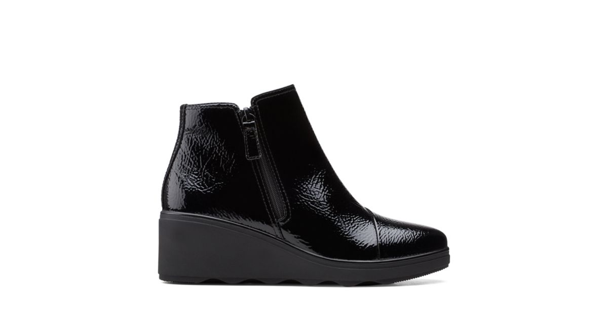 clarks mazy eastham black leather
