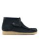 Navy Hairy Suede
