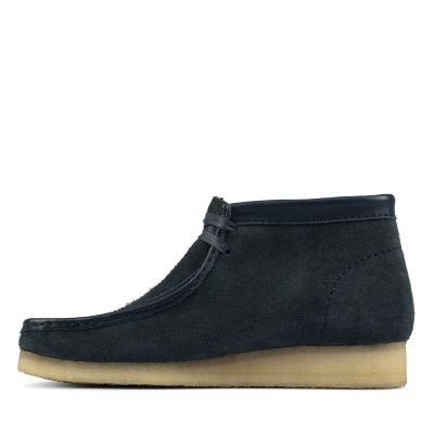 blue wallabees shoes
